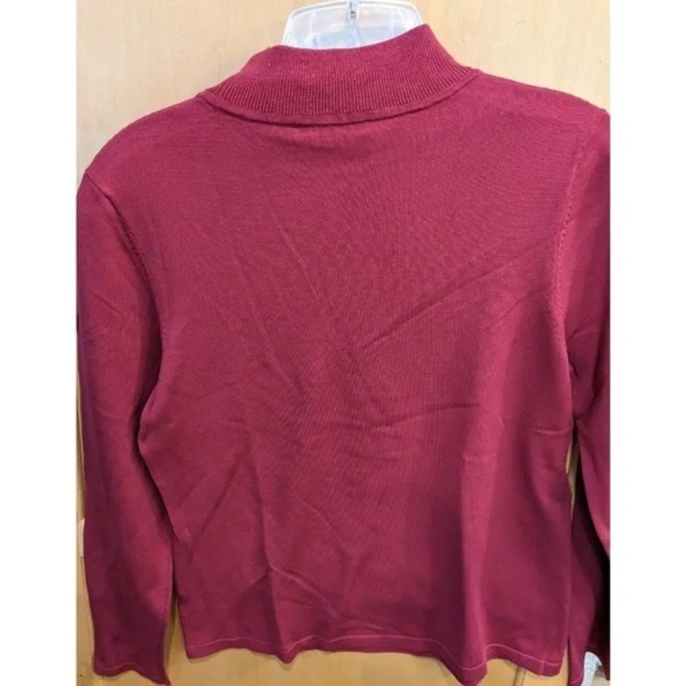 Pendleton‎ Red 75% Silk long sleeve Size small shirt thick